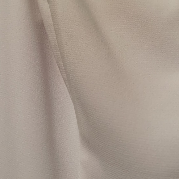 Long beautiful ruffle white dress. Dress was worn as a bridesmaid’s dress. - Picture 4 of 5